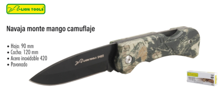 Navaja monte mango camuflaje