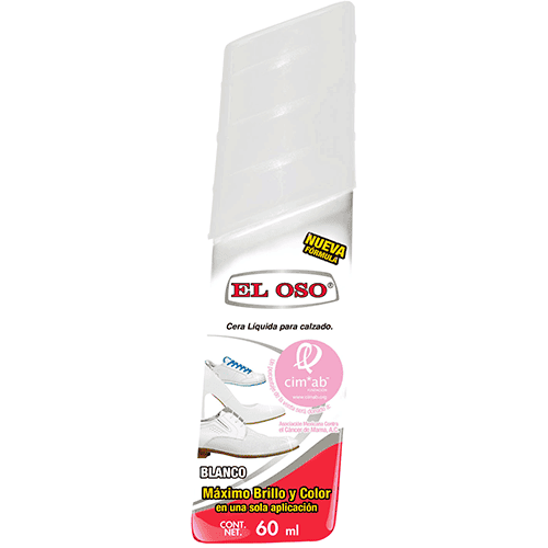 CERA LIQ.EL OSO 60ML. BLANCA
