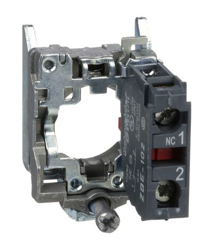 Cuerpo pulsador, 1 NC. ZB4 BZ102 Schneider Electric