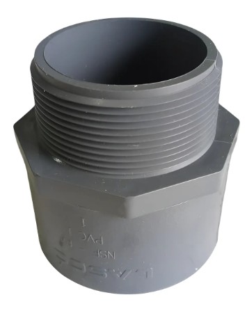 ADAPTADOR MACHO PVC CED80 2"