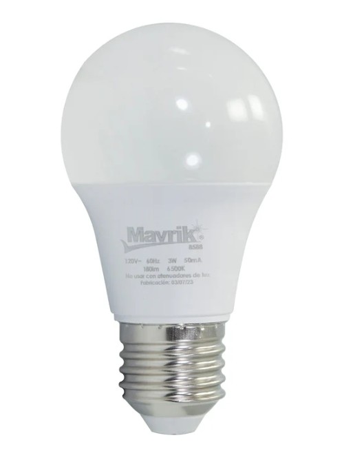 Foco Super High Led Con Envolvente 3w Blanca Mavrik 8588 Color De La Luz Blanco Frío 