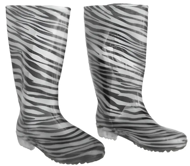BOTAS P/LLUVIA -CEBRA No. 24