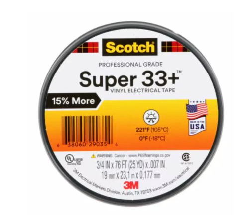 CINTA DE AISLAR PROFECIONAL 3M 3/4 SUPER 33