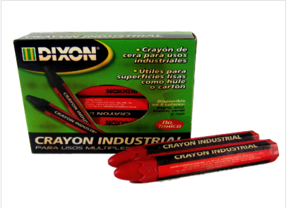 CRAYON INDUSRRIAL DE CERA ROJO DE DIXON