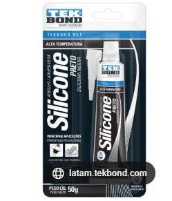 TEK BOND SILICONE PRETO NEGRA 50G