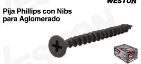 Pija Phillips con Nibs para Aglomerado #10 X 2 1/2"