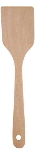 Espátula de Madera Utensilios de Cocina 20 cm Apta Lavavajillas