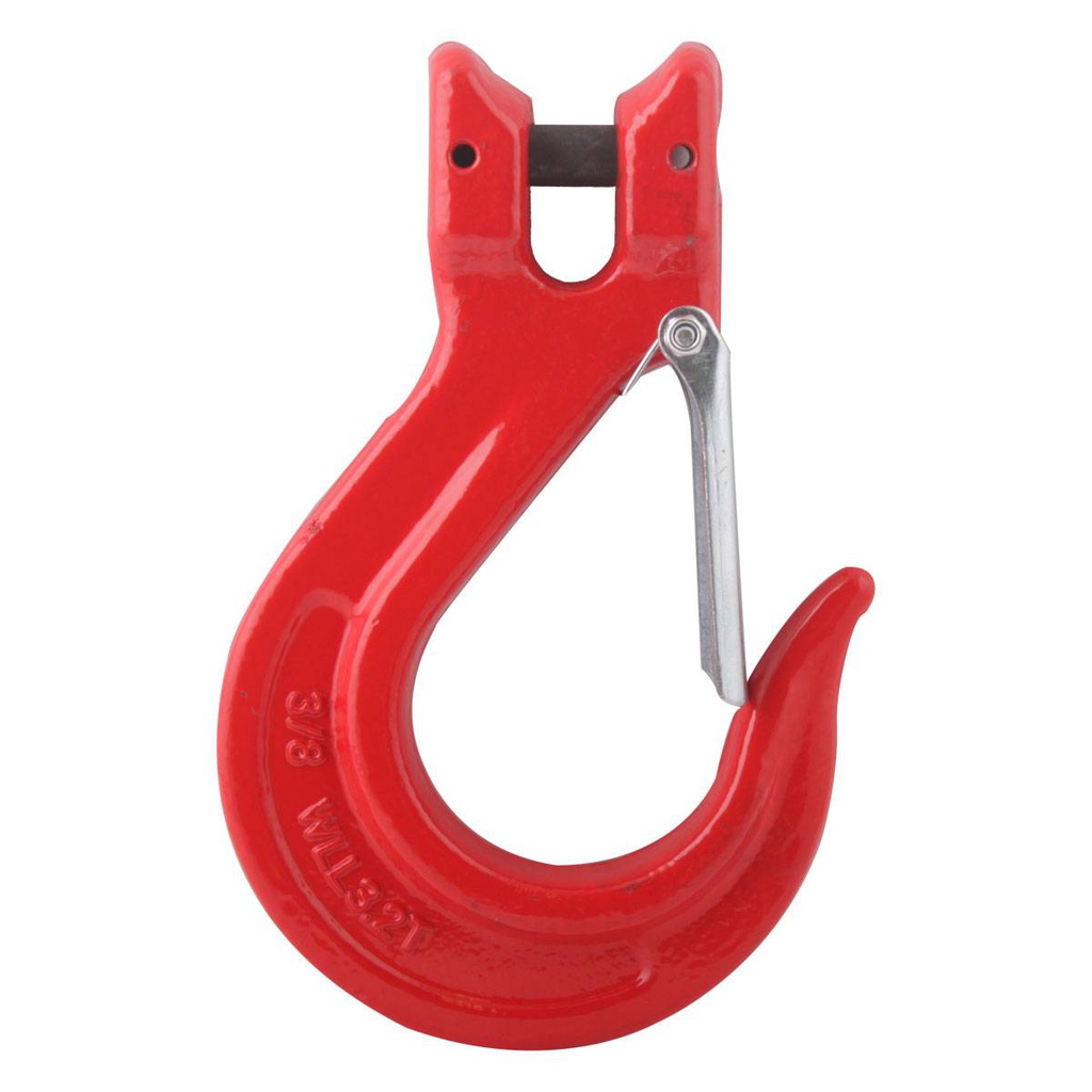 GANCHO CLEVIS G80 P/ESLINGA   ROJO   3/8"