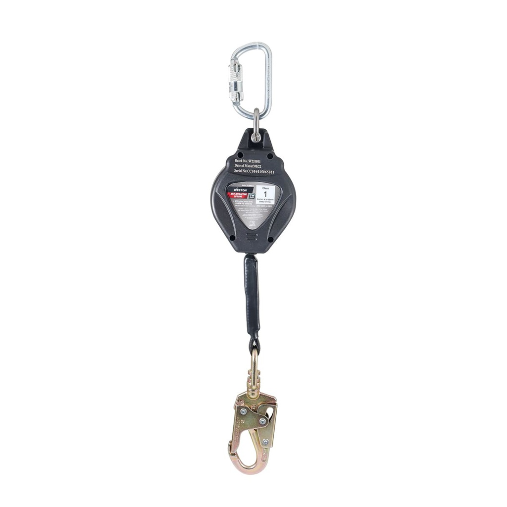 LINEA DE VIDA AUTORETRACTIL DE 3M 140KG (ANSI)