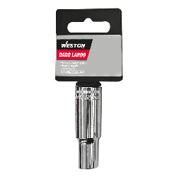 DADO LARGO CUADRO 1/2" 6 PUNTAS, 18MM