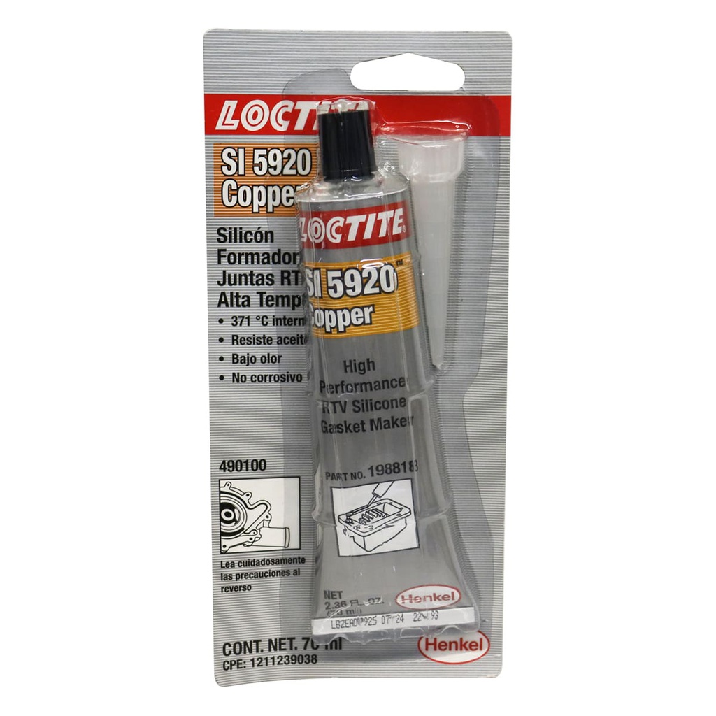 LOCTITE 5920 ALTO DESEMPEÑO FORMADOR DE JUNTAS 70 ml