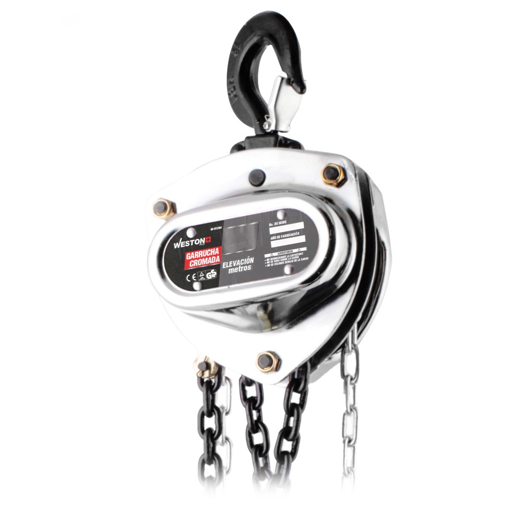 GARRUCHA CROMADA WESTON PLUS 5T 3MTS