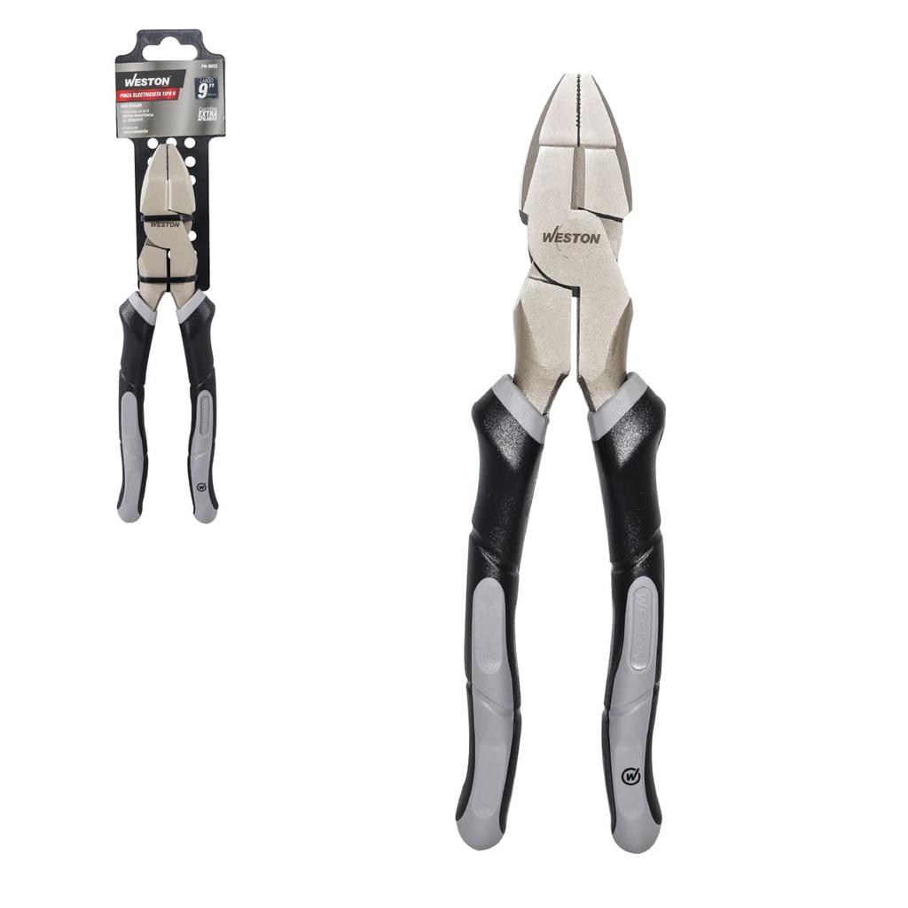 PINZA ELCTRICISTA TIPO K 9" (CAJA C/6 PZAS - PRECIO X PIEZA)