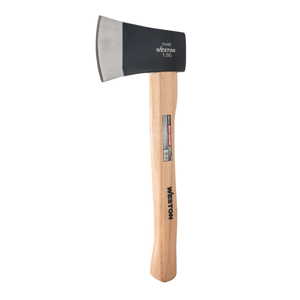 HACHA CAZADORA 1.5 LB MANGO 14" DE MADERA DURA