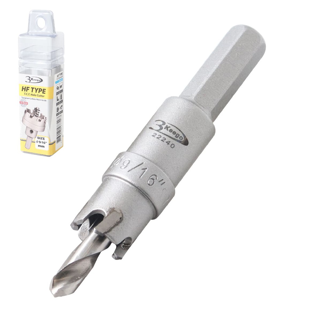 CORTADOR ANULAR TCT TIPO HF 9/16" ZANCO 3/8"