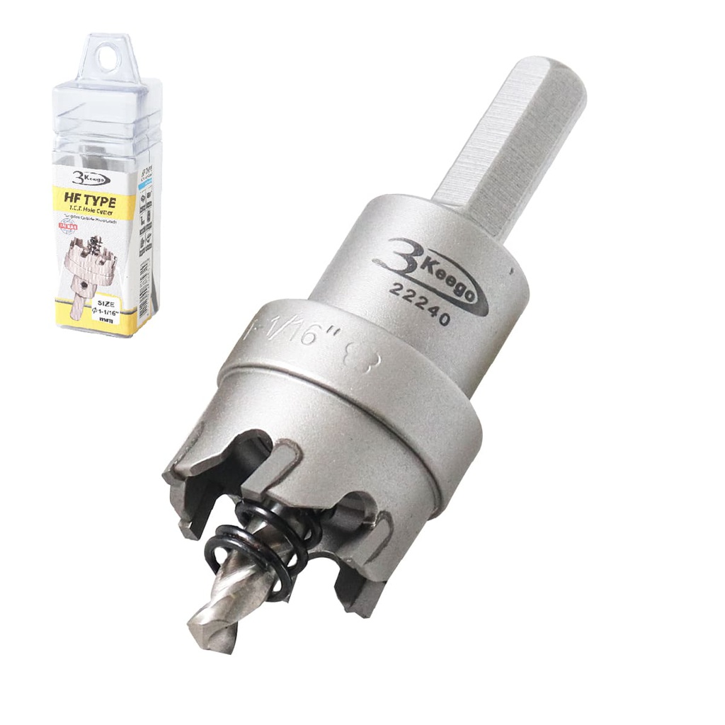 CORTADOR ANULAR TCT TIPO HF 1-1/16" ZANCO 3/8"