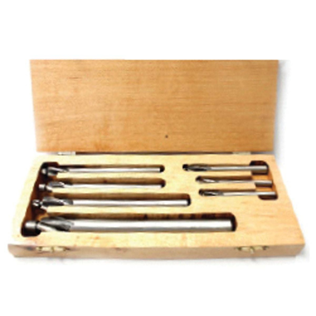 ESCARIADOR P/TORNILLO ALLEN JUEGO  7 PZAS.          #6,#8,#10,1/4,5/16,3/8,1/2".