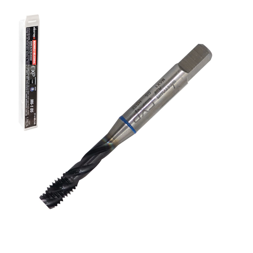 MACHUELO AAV C/TiALN HELICOIDAL M6-1.0 P/ACERO WP EX-P