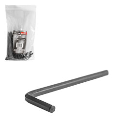 LLAVE HEXAGONAL L CORTA CrV  5/32"  (PRECIO X PZA - EMPAQUE C/20 PZAS)