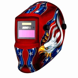 [ST-6-500-445-4] CARETA MIMS AGUILA ROJO/AZUL SENCILLA