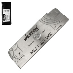 [STW-9560] CALIBRADOR P/FILETES DE SOLDADURA 1/8'' - 1''