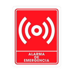 [TS-0235] SEÑALAMIENTO ALARMA DE EMERGENCIA 25 X 35CM