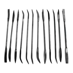 [W-80600] LIMAS TIPO RIFFLER 6-3/4" JGO 12PZAS