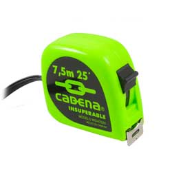 [WDA-7525] FLEXOMETRO CADENA 7.5 MTS NEON