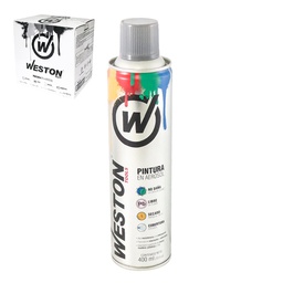 [WM-0060] PINTURA AEROSOL GRIS PLATA 400ml (Caja C/12 pzs)