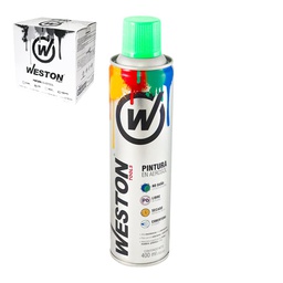 [WM-0315] PINTURA AEROSOL VERDE FLUORESCENTE 400ml (Caja C/12 pzs)