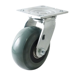 [Y-1176-125] RODAJA PU VERDE C/NAILON GIRA. 5X2" USO RUDO