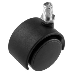[Y-2132-40] RODAJA TIPO YOYO C/ROSCA 3/8-16 40MM (Precio x pieza - Empaque c/4 pzas)