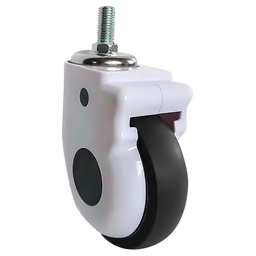 [Y-5010-125] RODAJA USO MEDICO TPR GIRATORIA C/ESPIGA ROSCADA 5'' x 1-1/4''