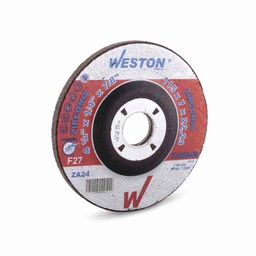 [Z-20350] DISCO D/DESBASTE P/INOX. D/ZIRCONIO 7" x 1/4"(6.35) x 7/8" F27 (Emp. c/5 Pzas - Precio x Pza)