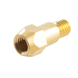 [Z-66630] ADAPTADOR DE PUNTA TIPO BINZEL LATON PB3614 ROSCA M8 (Empaque c/10 pzas - Precio x pieza)