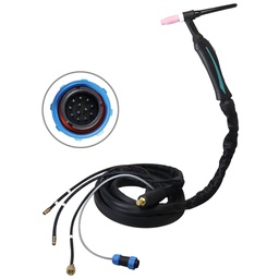 [Z-68044] ANTORCHA TIG S18 PRO-GRIP T/EUROPEO 300 A (AC) 400 A (DC) P/Z-67170