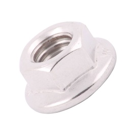 [ZK-30116] TUERCA HEXAGONAL  C/ARANDELA DENTADA INOX. 1/2-13 (Precio x Caja c/50 pzas)