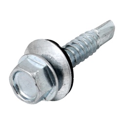 [ZL-05012] PIJA PUNTA DE BROCA CON RONDANA#14 x 1" (Precio x Caja a Granel c/2000piezas)