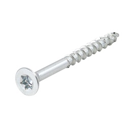 [ZL-16018] PIJA CABEZA PLANA TORX GALV. P/MDF  #6x1-3/4" (44,45 mm) T10 (Precio x Caja - Caja C/8000 piezas