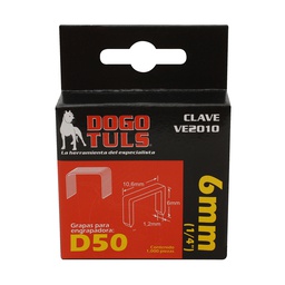 [VE2010] GRAPAS D50 1/4" 6MM (1000 PZS)