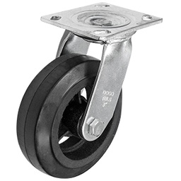 [ZF5037] RODAJA DE HULE NGO USO PESADO GIRAT 6"