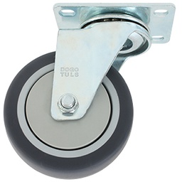 [ZF5089] RODAJA PP Y TPR GRIS GIRATORIA 3"