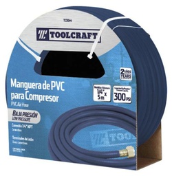 [TC3044] MANGUERA COMPRESOR AIRE BAJA PRESION 1/4" X 5M