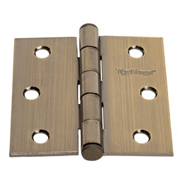 [PF0110] BISAGRA CUADRADA PREMIUM2 1/2&quot;X2&quot; ACERO LATON ANTIGUO