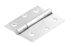[PF0118] BISAGRA CUADRADA PREMIUM4&quot; X 4&quot; CROMO MATE