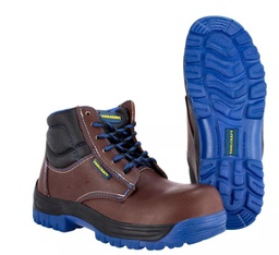 [TC5885] BOTA ADVENTURE CON CASQUILLO # 61/2 COLOR CAFE