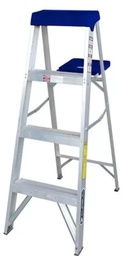 [TC5617] ESCALERA TIJERA DE ALUMINIO   TIPO III 3 ESCALONES          
