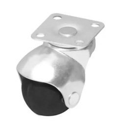 [TC5026] RODAJA HULE TIPO BOLA PLACA 11/2"(40MM)