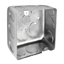 [9840130] CAJAS METALICAS CUADRADAS TIPO PESADAS  OCTAGONAL