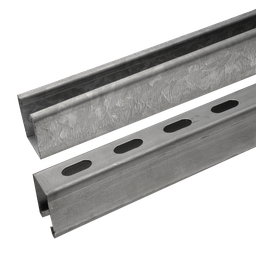 [9850205] PERFIL UNICANAL PARED DELGADA PERFORADO    4X4